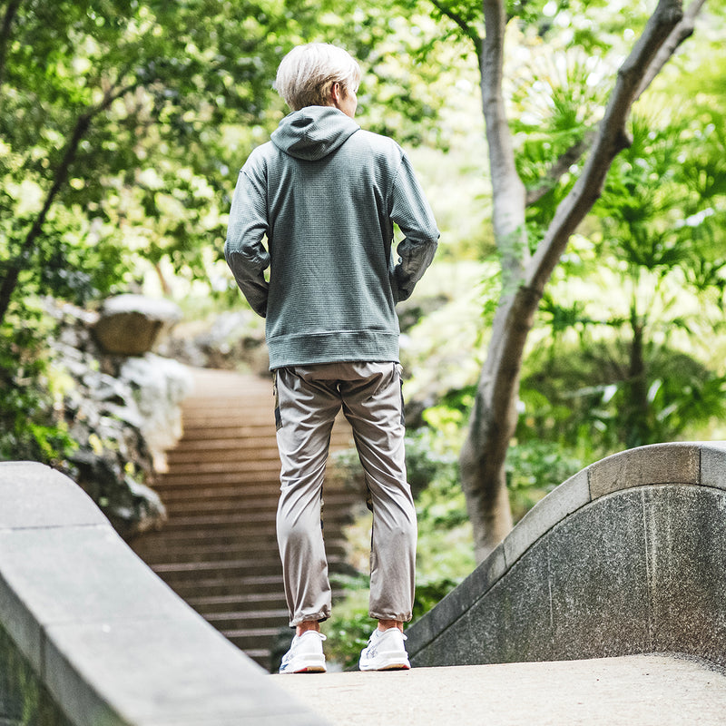 MMA POLARTEC Power Grid Side Ventilation Hoodie Gray