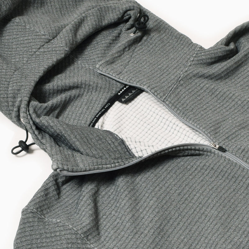 MMA POLARTEC Power Grid Side Ventilation Hoodie Gray