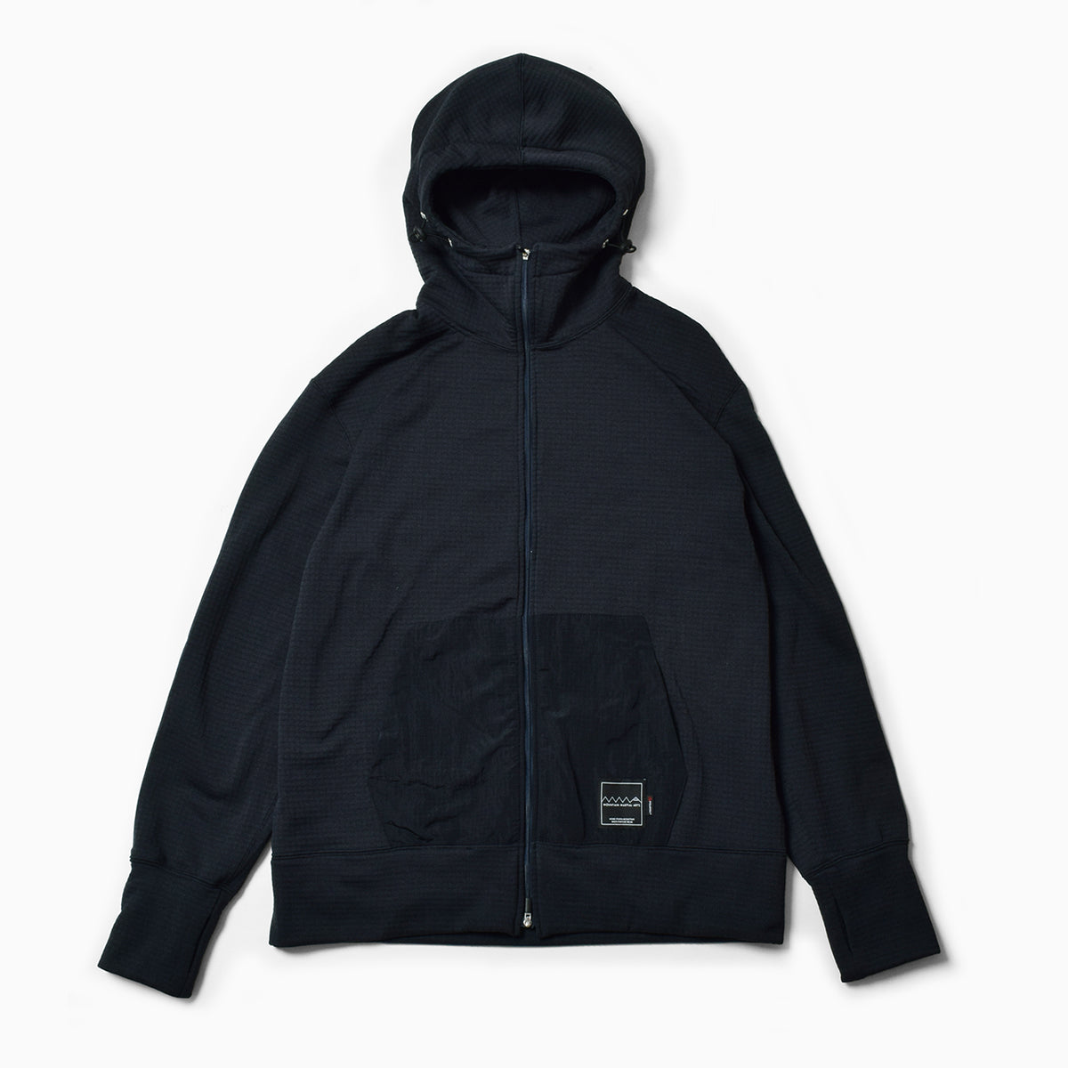 MMA POLARTEC Power Grid Side Ventilation Hoodie Navy