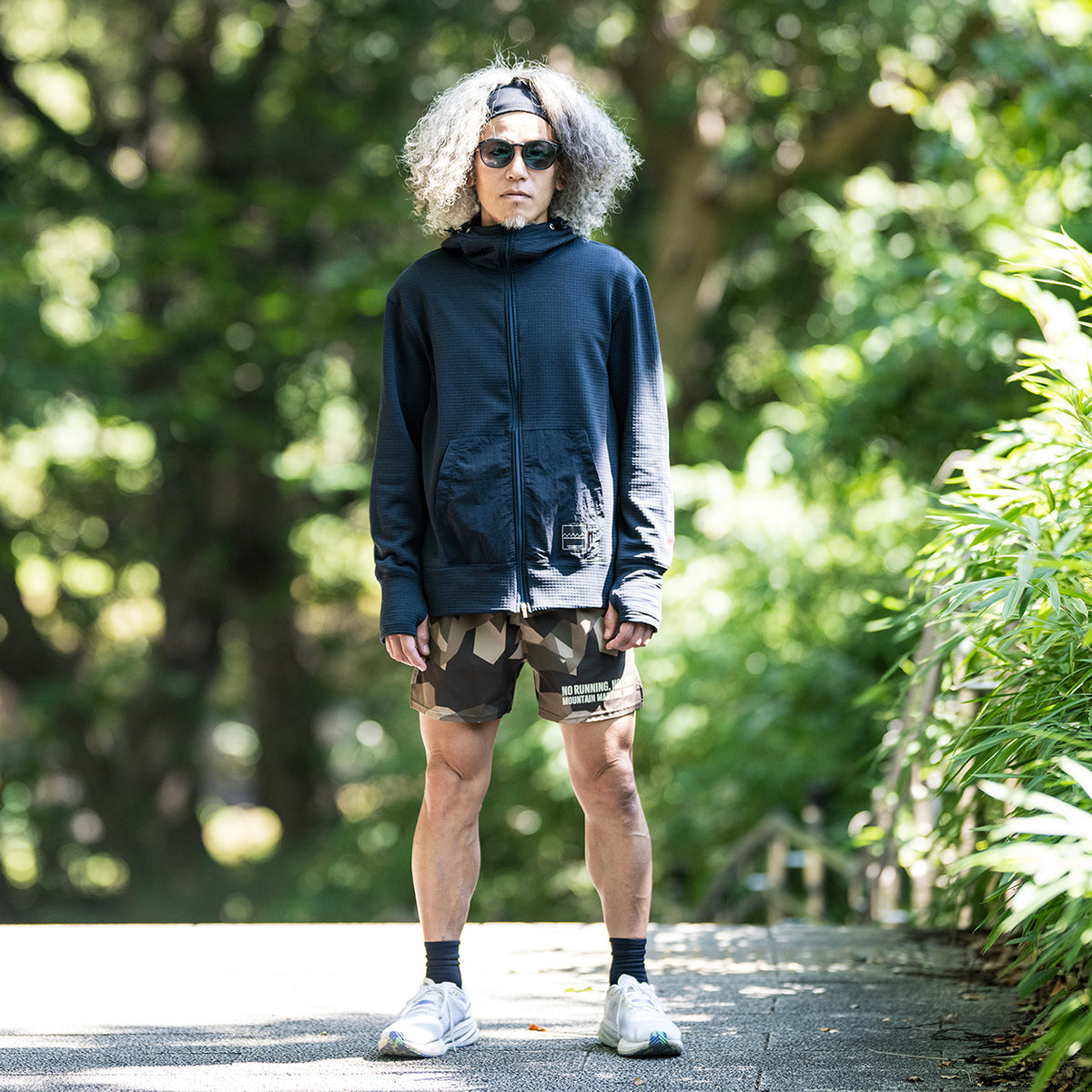 MMA POLARTEC Power Grid Side Ventilation Hoodie Navy