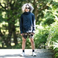 MMA POLARTEC Power Grid Side Ventilation Hoodie Navy