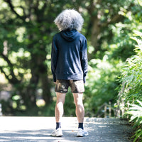 MMA POLARTEC Power Grid Side Ventilation Hoodie Navy