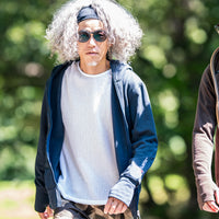 MMA POLARTEC Power Grid Side Ventilation Hoodie Navy