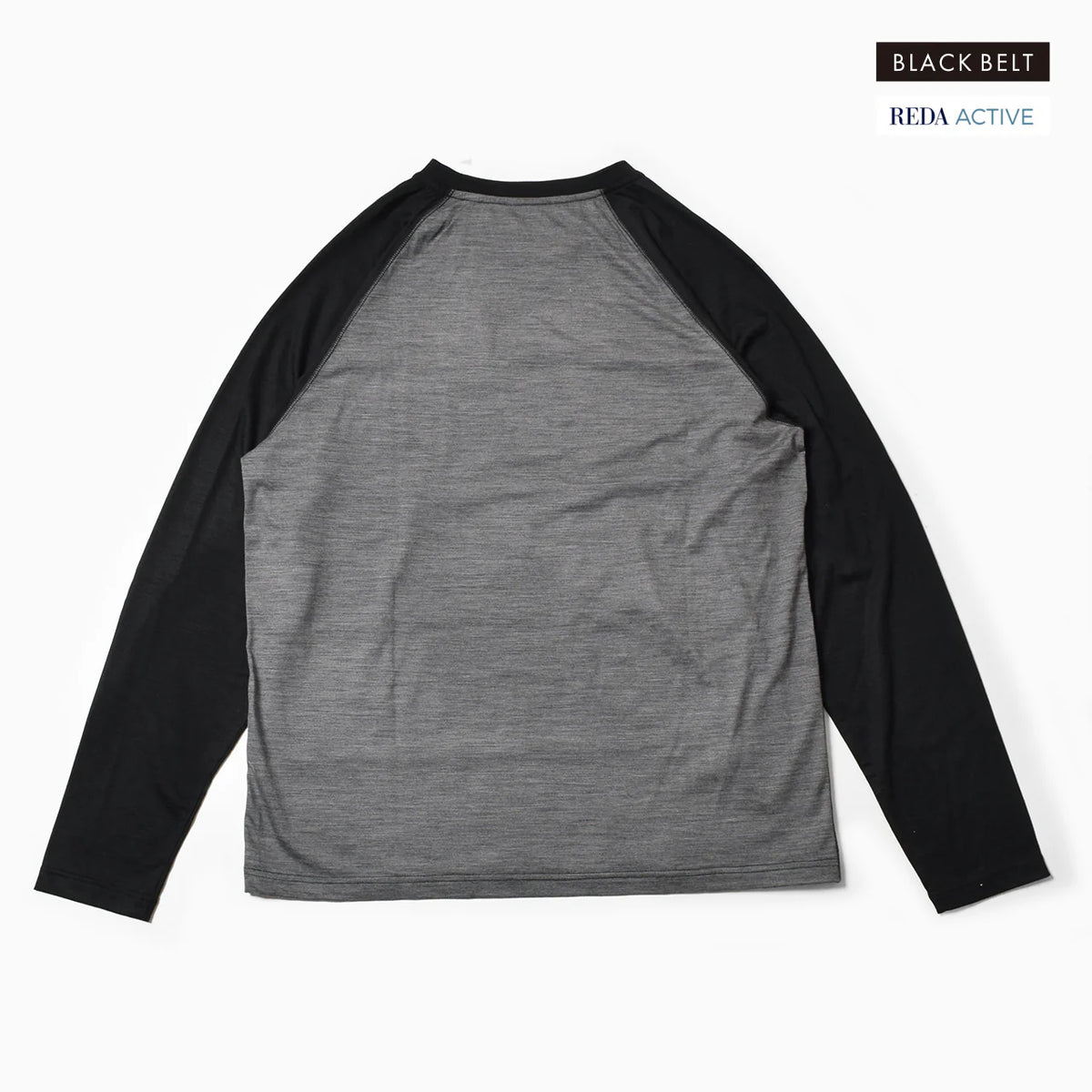 MMABB REDA ACTIVE Border Wool Long Tee “JEROME” (Black_Gray)