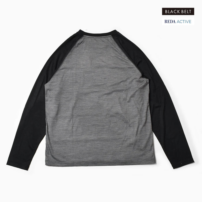 MMABB REDA ACTIVE Border Wool Long Tee “JEROME” (Black_Gray)