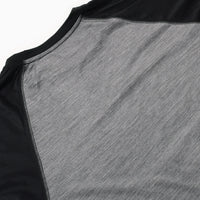 MMABB REDA ACTIVE Border Wool Long Tee “JEROME” (Black_Gray)