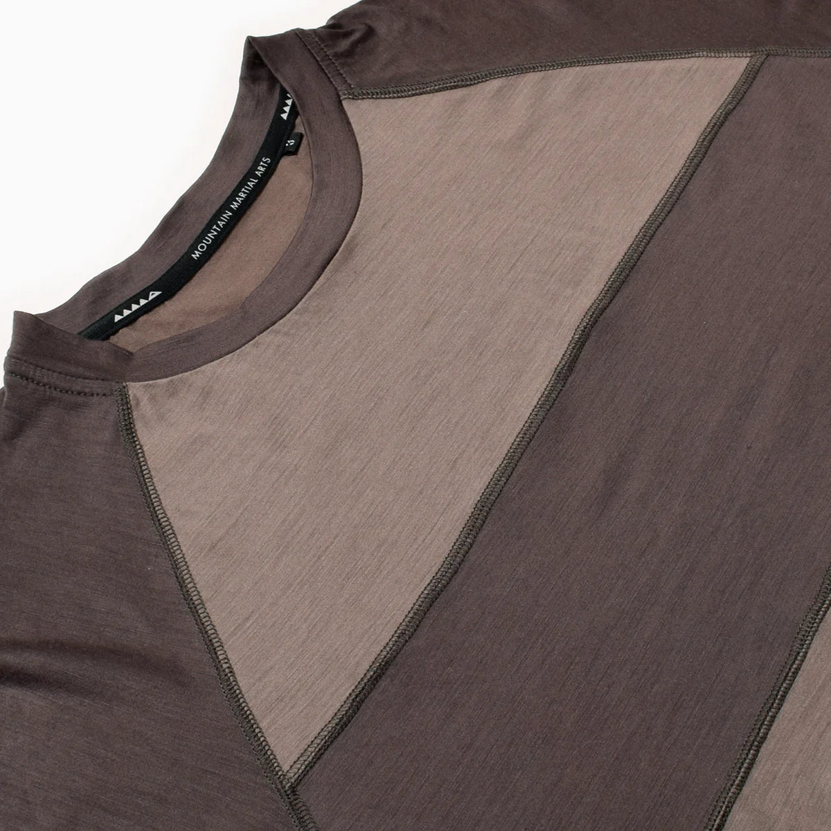 MMABB REDA ACTIVE Border Wool Long Tee “JEROME” (Brown_Beige)