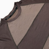 MMABB REDA ACTIVE Border Wool Long Tee “JEROME” (Brown_Beige)