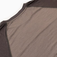 MMABB REDA ACTIVE Border Wool Long Tee “JEROME” (Brown_Beige)
