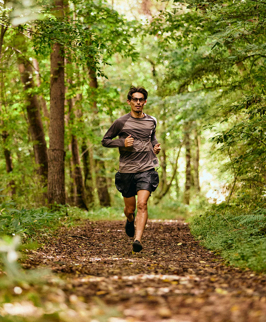 MMABB REDA ACTIVE Border Wool Long Tee “JEROME” (Brown_Beige)