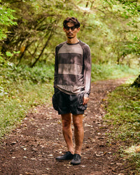 MMABB REDA ACTIVE Border Wool Long Tee “JEROME” (Brown_Beige)