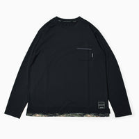 MMA Basic Pocket Long Tee Black