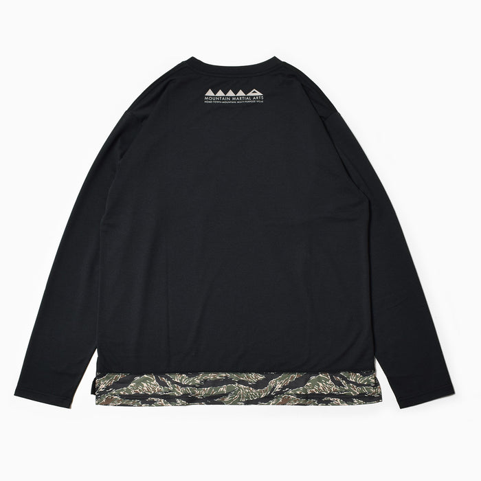 MMA Basic Pocket Long Tee Black