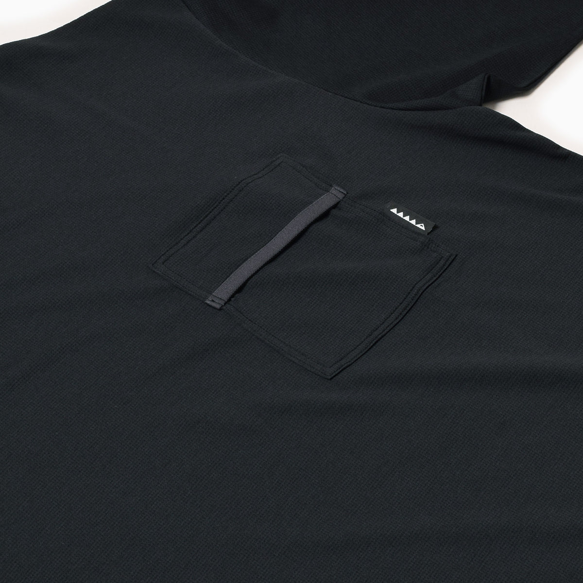 MMA Basic Pocket Long Tee Black