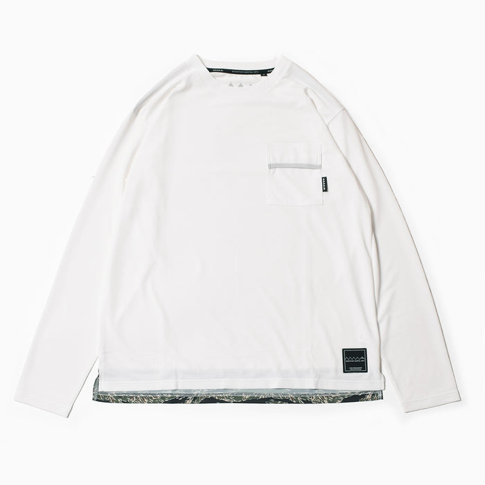 MMA Basic Pocket Long Tee White