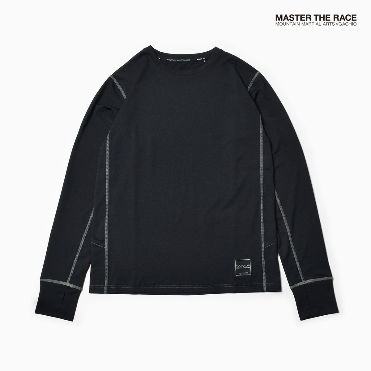 MMA GACHIO "MASTER THE RACE" Long Tee Black