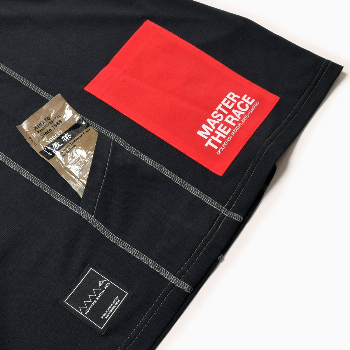 MMA GACHIO "MASTER THE RACE" Long Tee Black