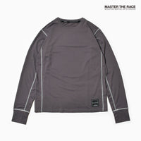 MMA GACHIO "MASTER THE RACE" Long Tee Charcoal