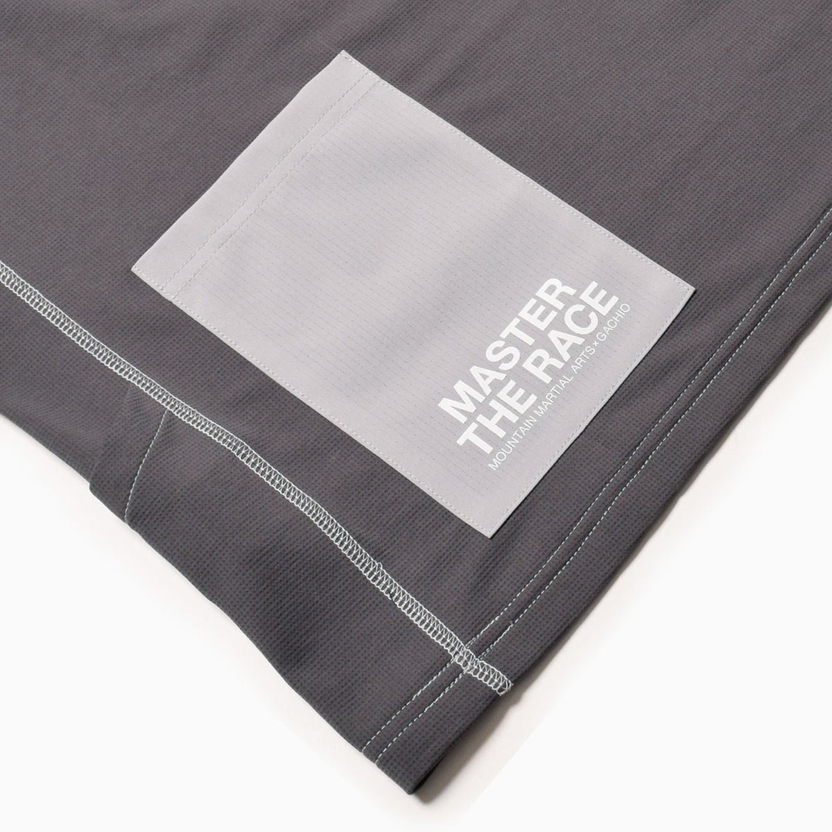 MMA GACHIO "MASTER THE RACE" Long Tee Charcoal