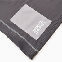 MMA GACHIO "MASTER THE RACE" Long Tee Charcoal