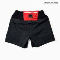 MMA GACHIO "MASTER THE RACE" Multi Pocket Run Shorts Black