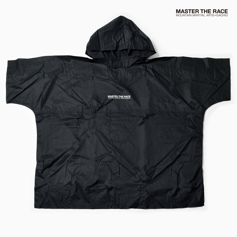 MMA GACHIO "MASTER THE RACE" Multi Big Poncho Black