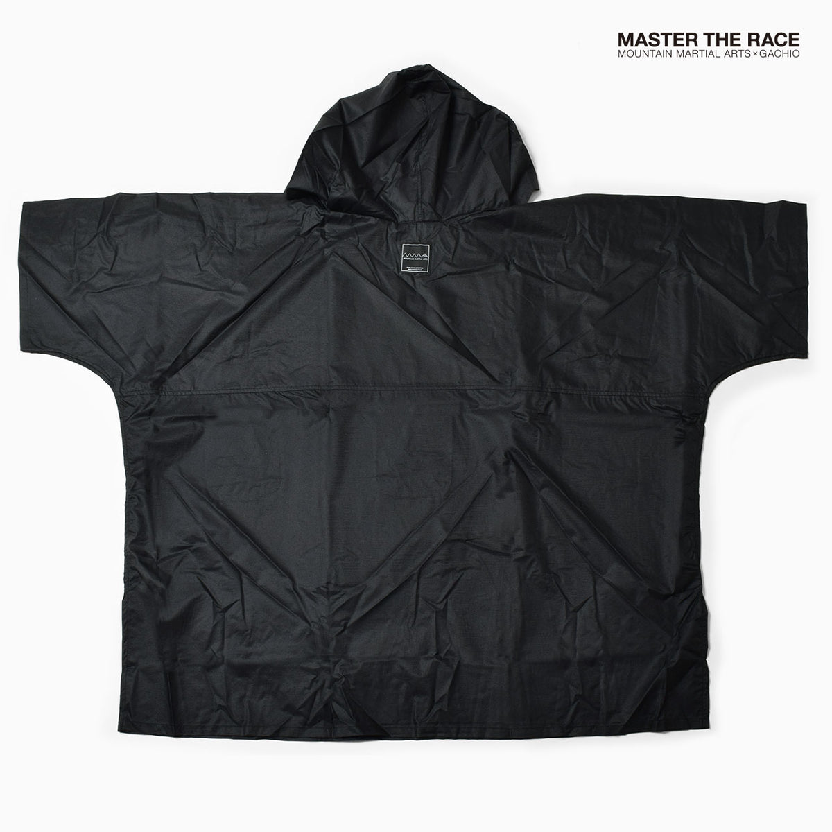 MMA GACHIO "MASTER THE RACE" Multi Big Poncho Black