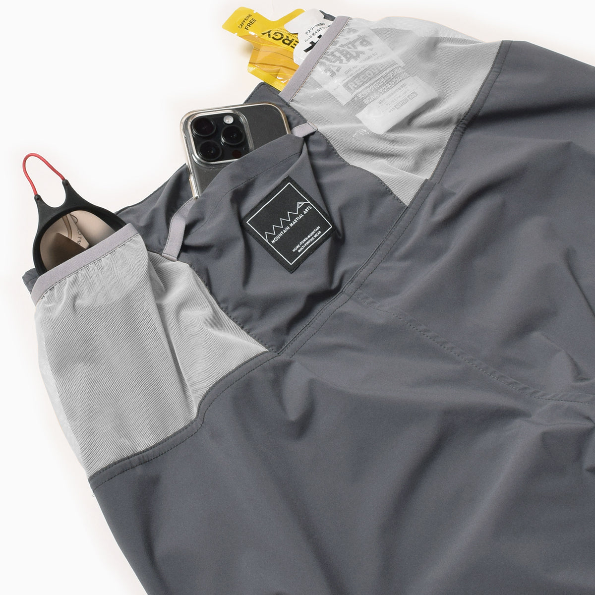 MMA SOLOTEX® 7-pockets Run Long Pants Gray