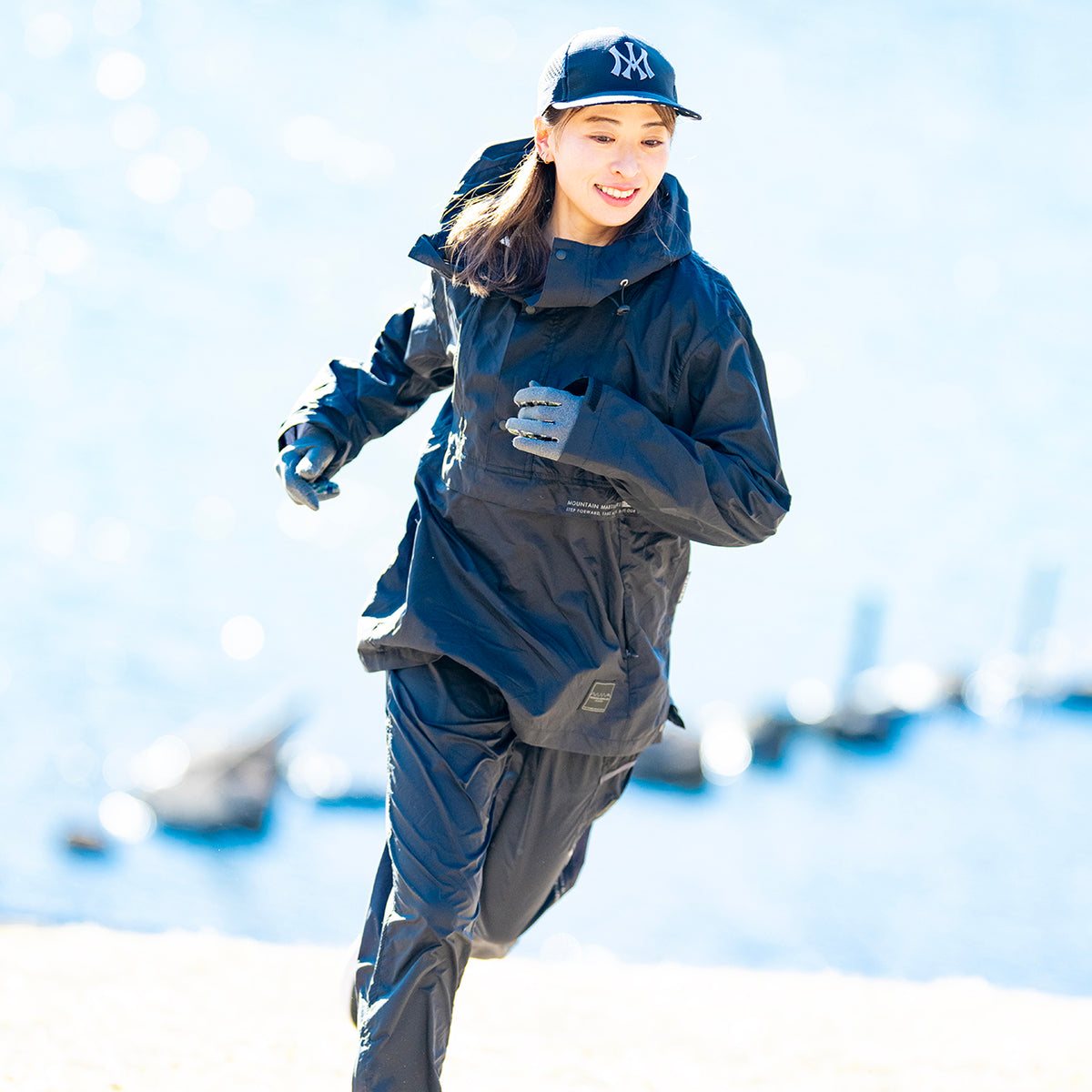 MMABB PERTEX® Packable Anorak “KENNY” Black