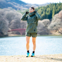 MMABB PERTEX® 7-pockets Run Shorts “Liger”　Olive