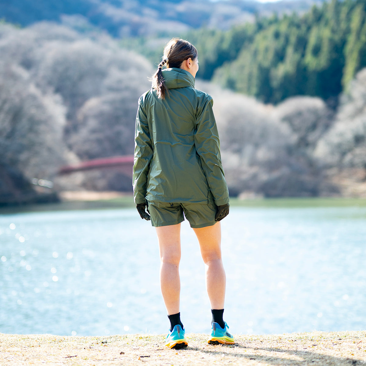 MMABB PERTEX® 7-pockets Run Shorts “Liger”　Olive