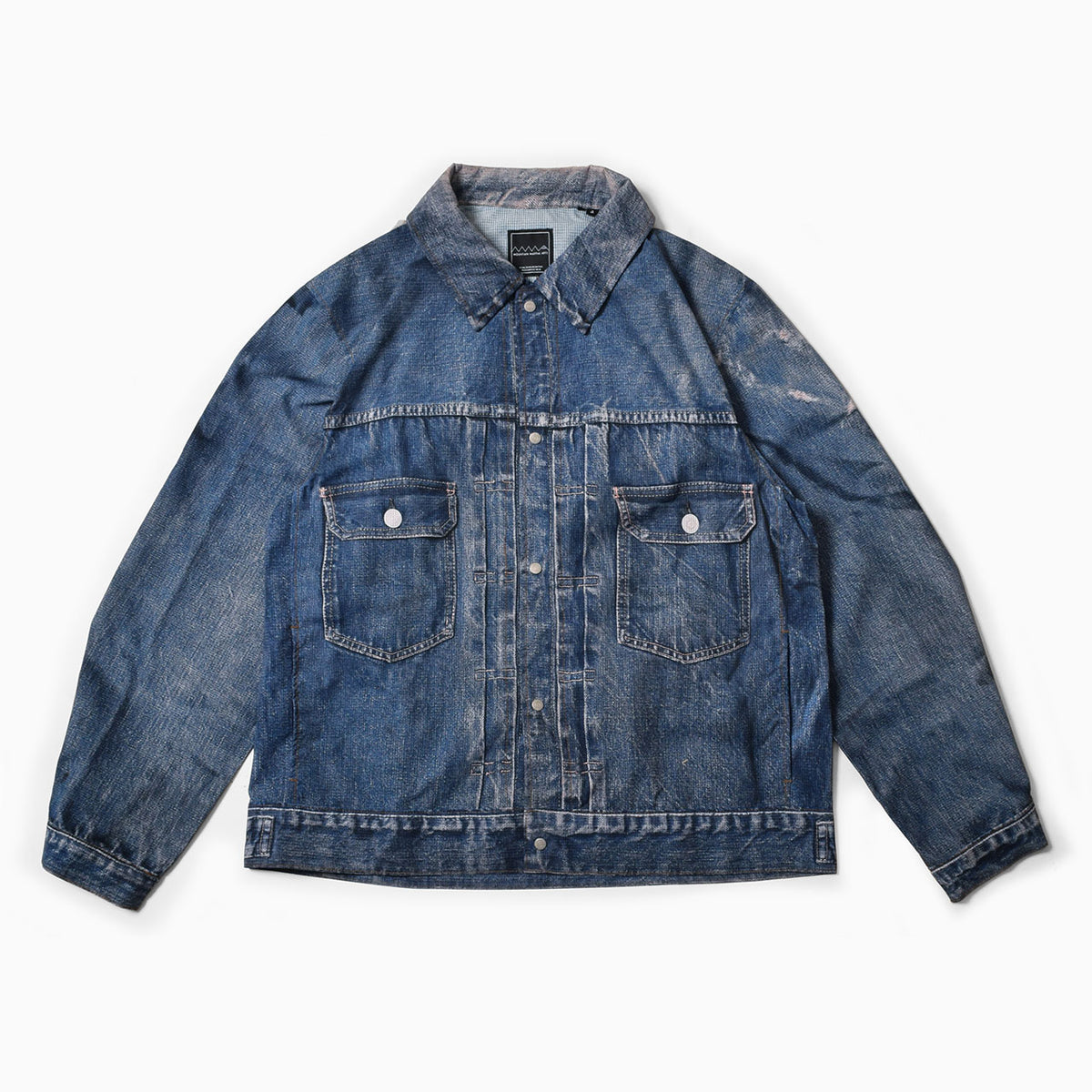 MMA Denim-print Wind Jacket (Denim 60)