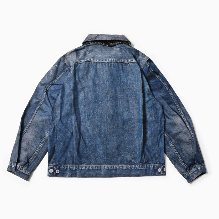 MMA Denim-print Wind Jacket (Denim 60)