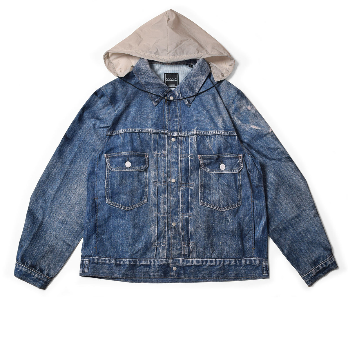 MMA Denim-print Wind Jacket (Denim 60)