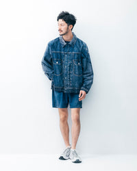 MMA Denim-print Wind Jacket (Denim 60)