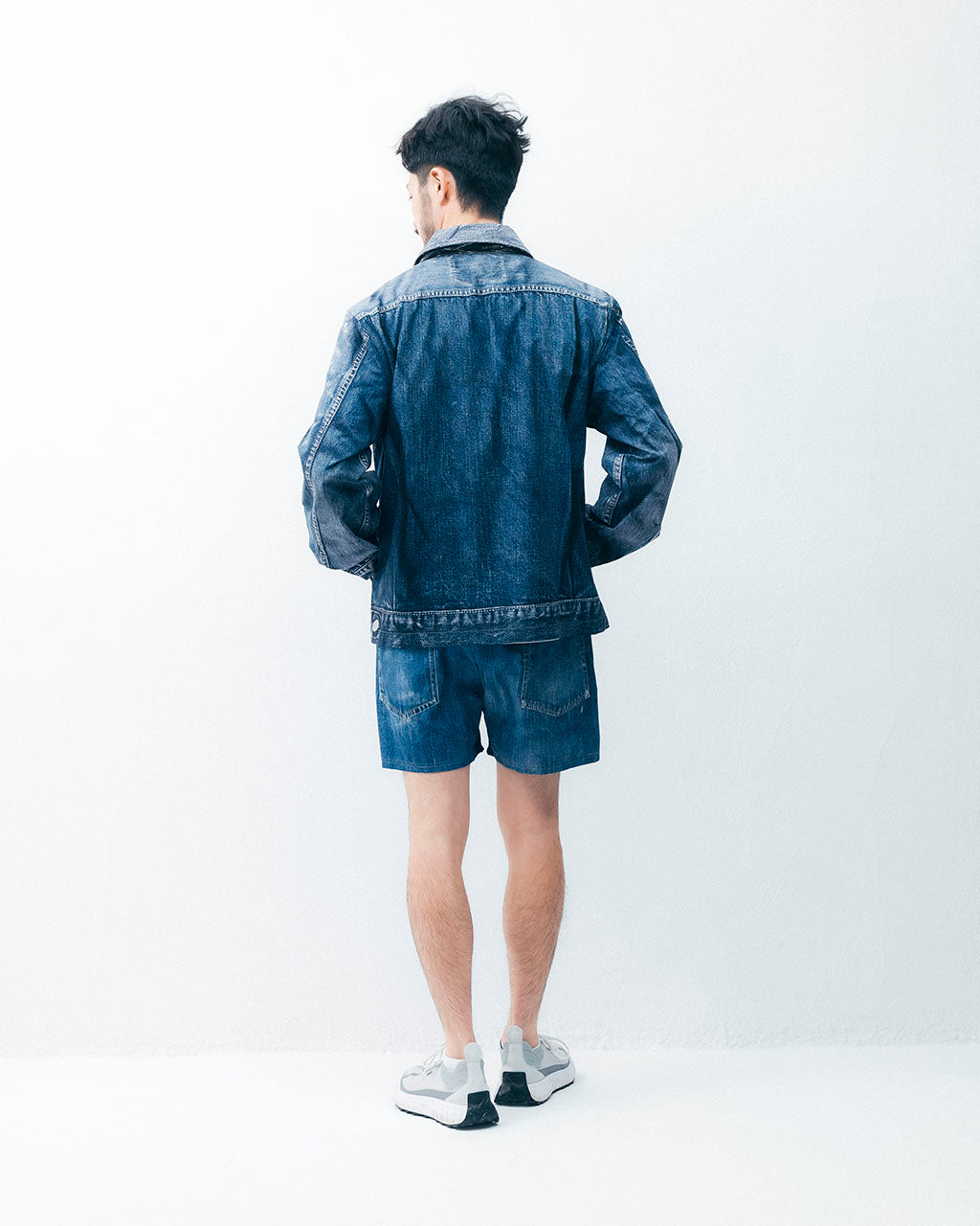 MMA Denim-print Wind Jacket (Denim 60)