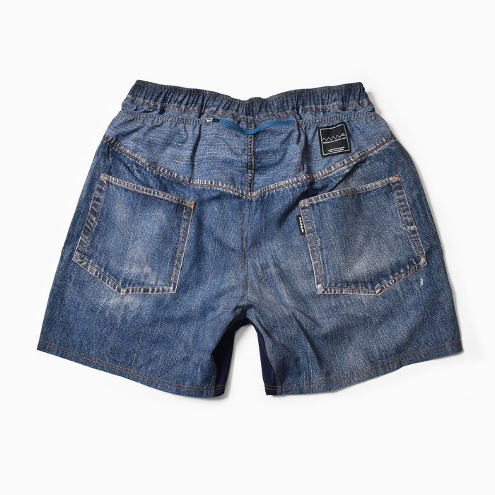 MMA Denim-print Run Shorts type-R (Denim 60)