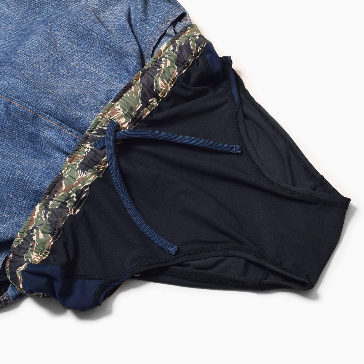 MMA Denim-print Run Shorts type-R (Denim 60)