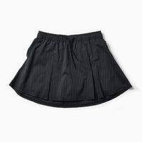 MMA Front Pleats Run Skirt - Black -