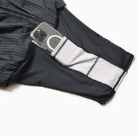 MMA Front Pleats Run Skirt - Black -