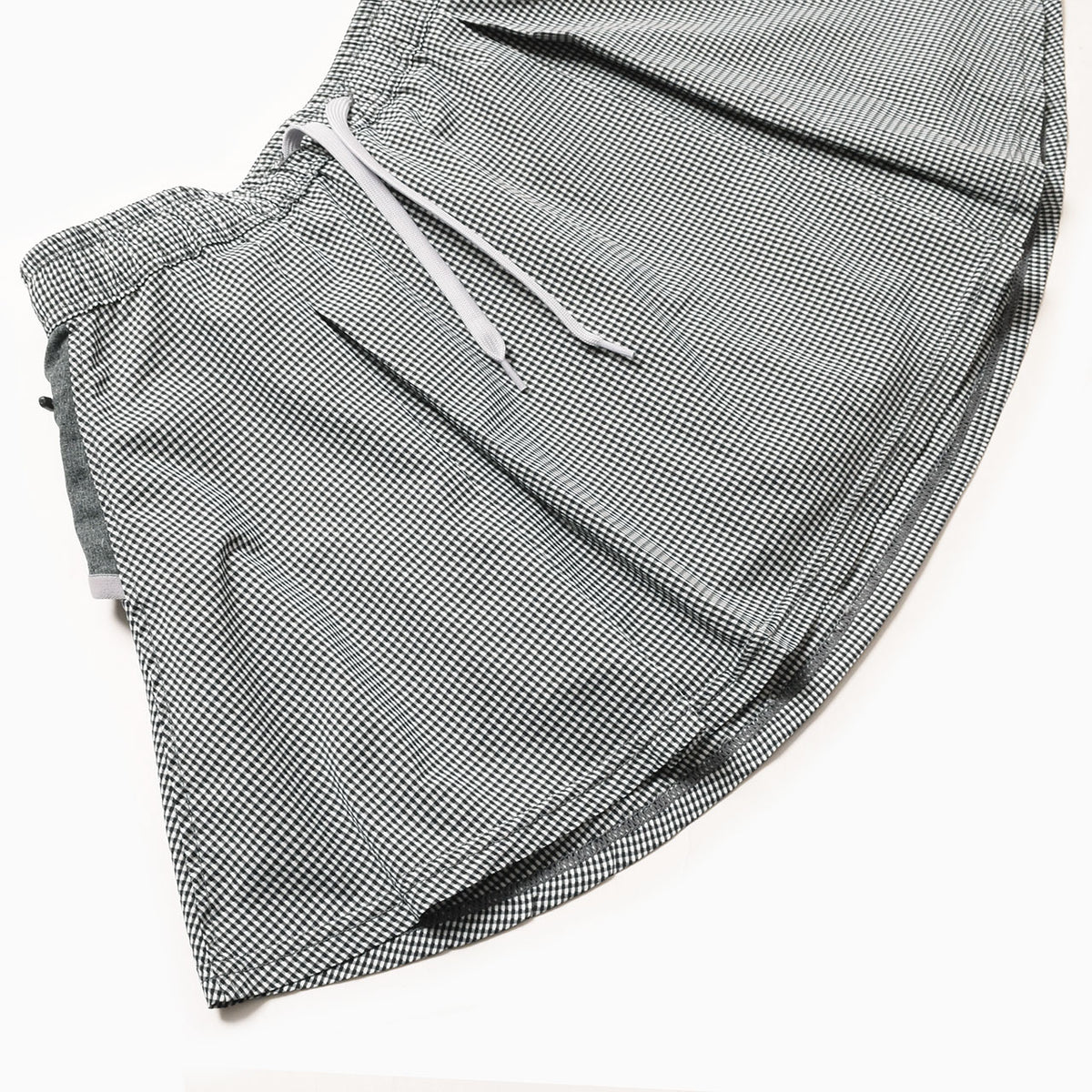 MMA Front Pleats Run Skirt - Grey -