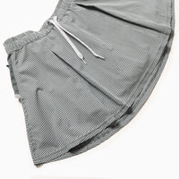 MMA Front Pleats Run Skirt - Grey -