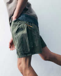 MMABB Side Pocket Run Shorts “Daveyboy” - Forest -