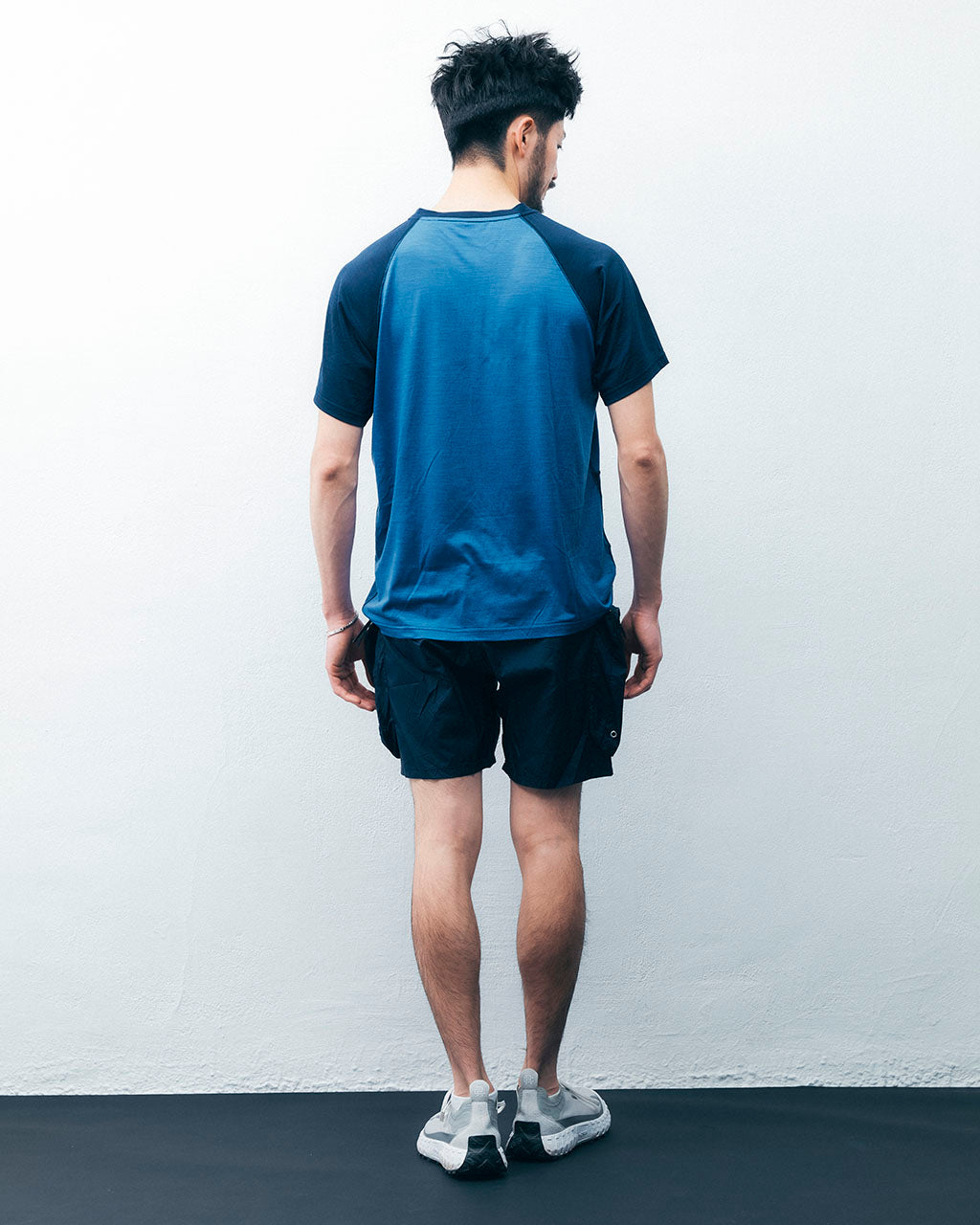 MMABB Side Pocket Run Shorts “Daveyboy” -Navy -