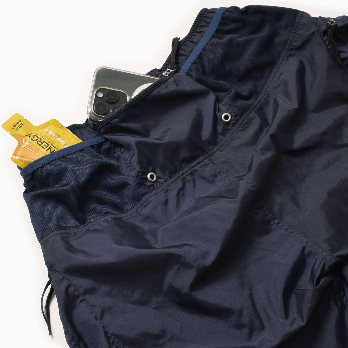 MMABB Side Pocket Run Shorts “Daveyboy” -Navy -