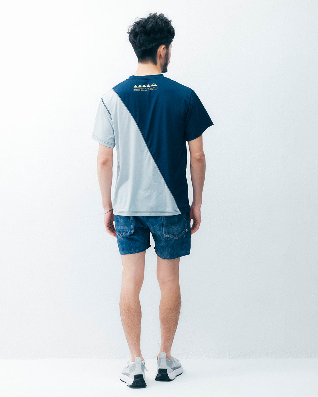 MMA FRANKEN Run Tee - Navy - – CONNECTED