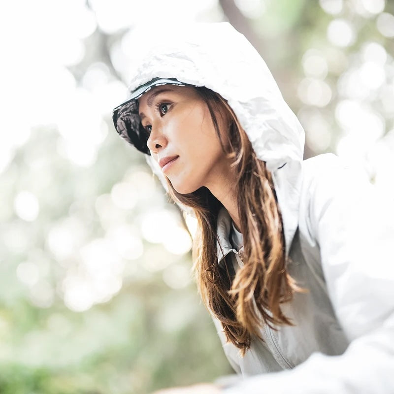 MMA Round Collar Wind Shell (Gray)