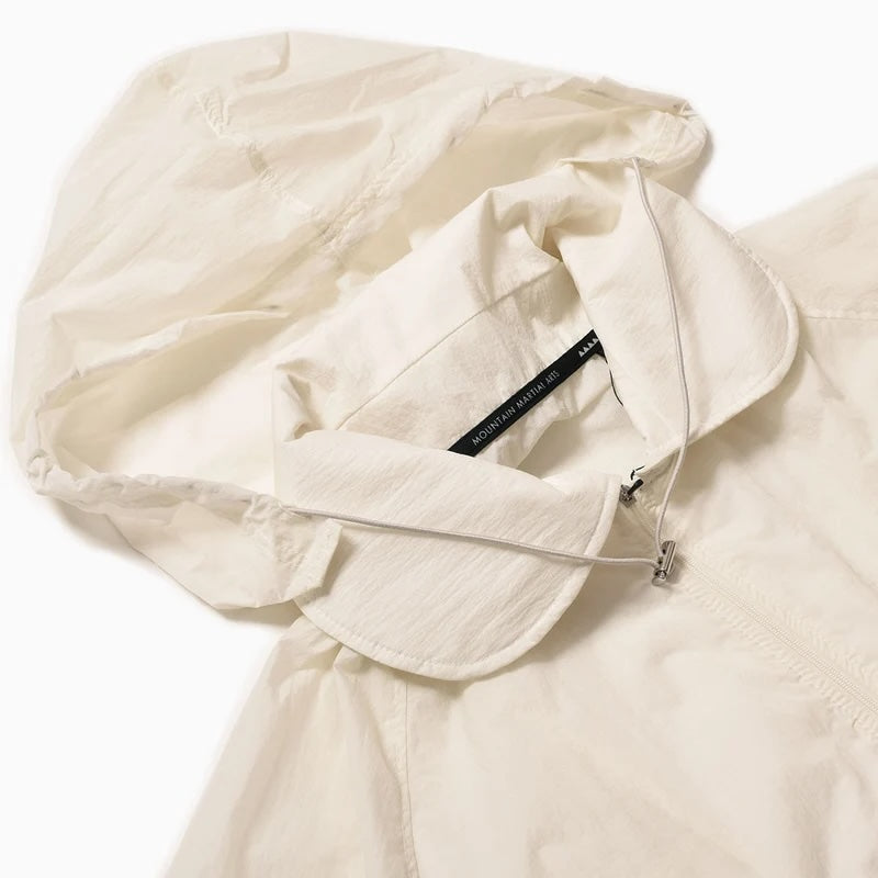 MMA Round Collar Wind Shell (Off White)