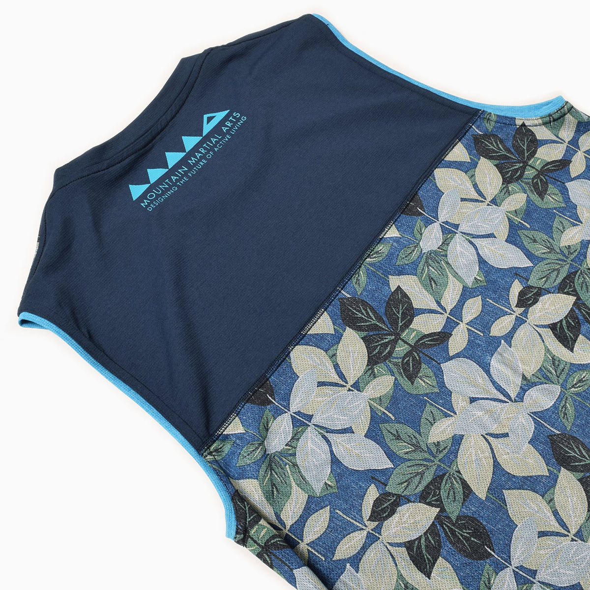 MMA Aloha Mesh Panel Sleeve-less   - Navy -