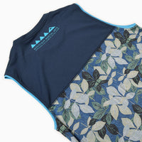 MMA Aloha Mesh Panel Sleeve-less   - Navy -
